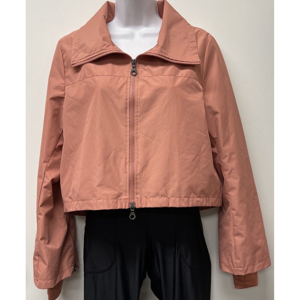 NWOT Joy Lab Women’s Size Small Salmon Color Cropped Rain Jacket